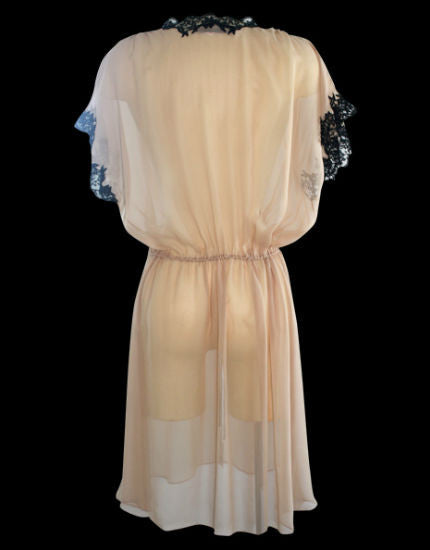 jenny packham nude silk robe