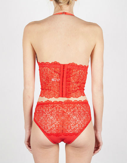 Lonely Cyd Lace longling bra in poppy