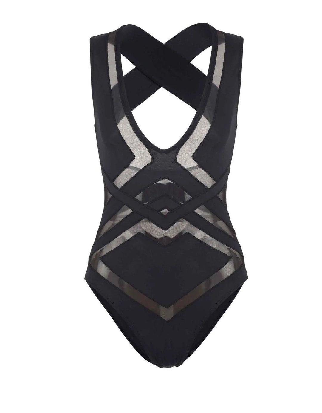 Oye Swimwear Bane One Piece Swimsuit  Black