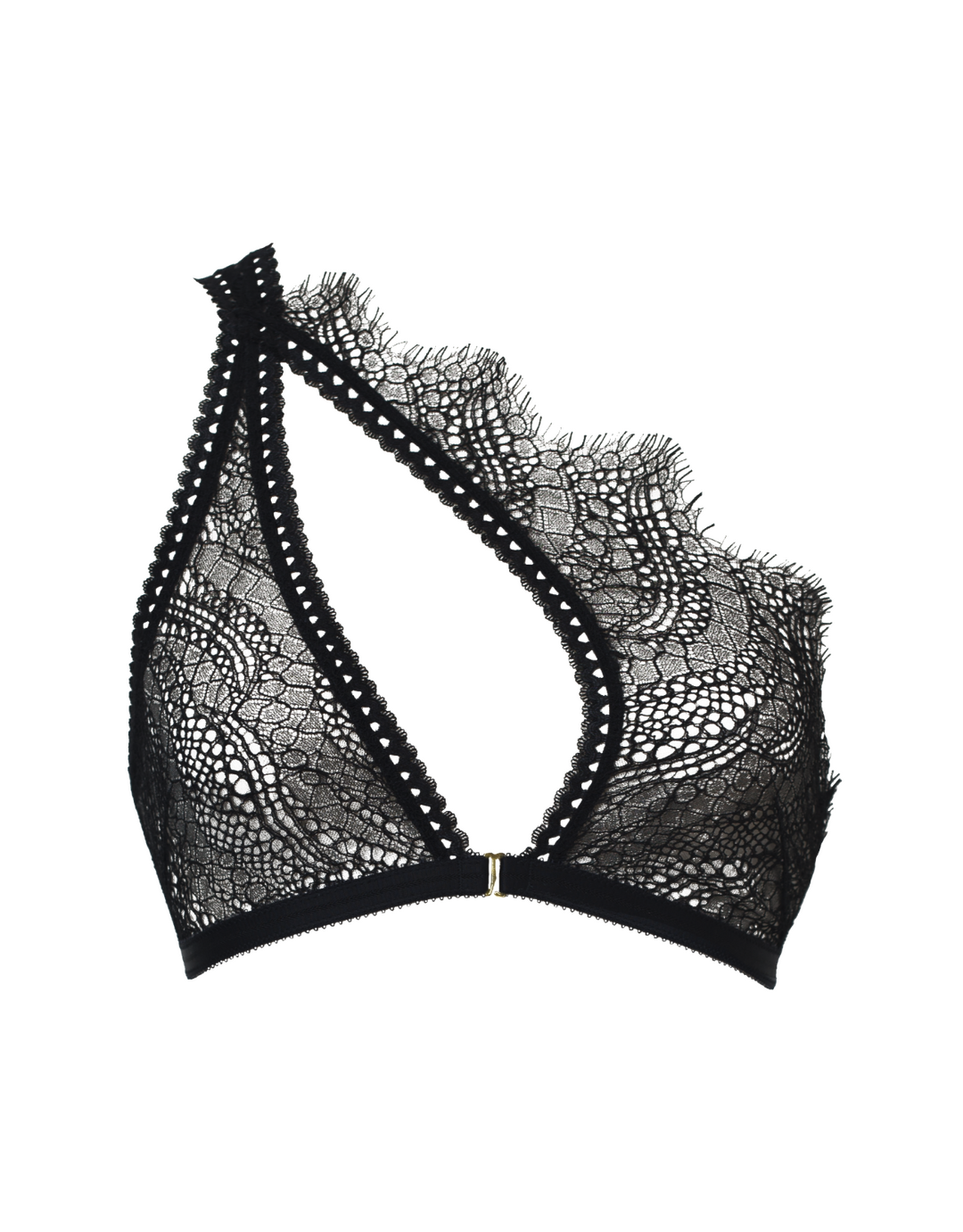 Tisja Damen Hymn Asymmetrical Bra in Black