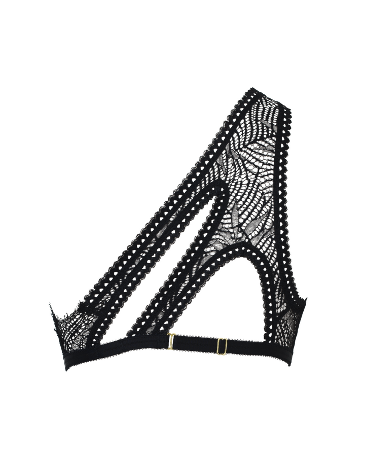 Tisja Damen Hymn Asymmetrical Bra in Black