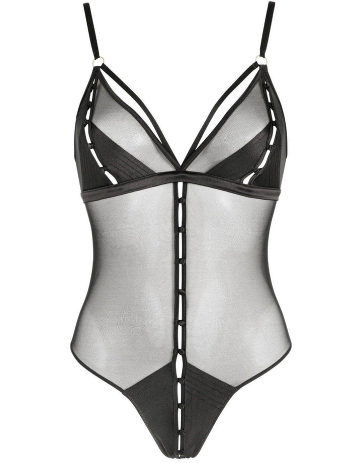 Atelier Amour Douce Insomnie Open Bodysuit Black