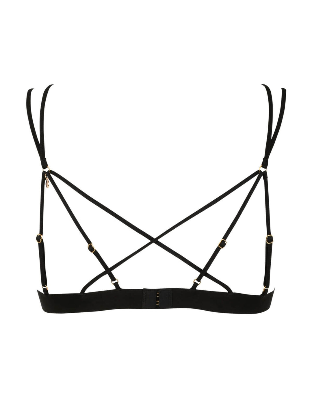 Atelier Amour Après Minuit Triangle Bra Black Designer French Lingerie