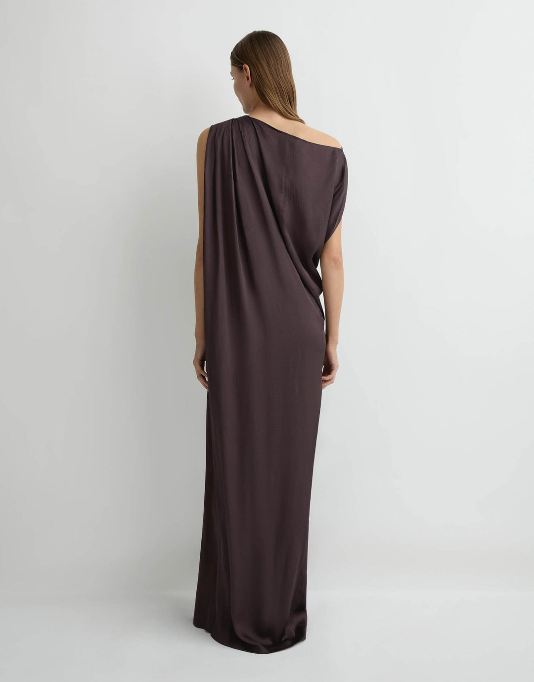 Ardea Draped Dress Mocha