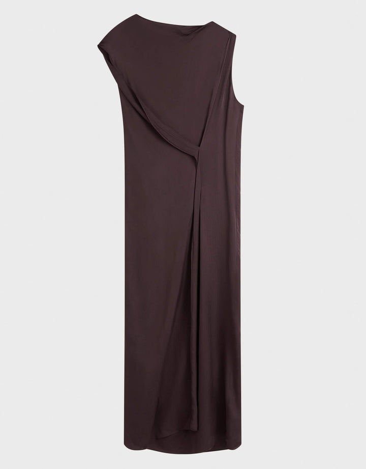 Ardea Draped Dress Mocha