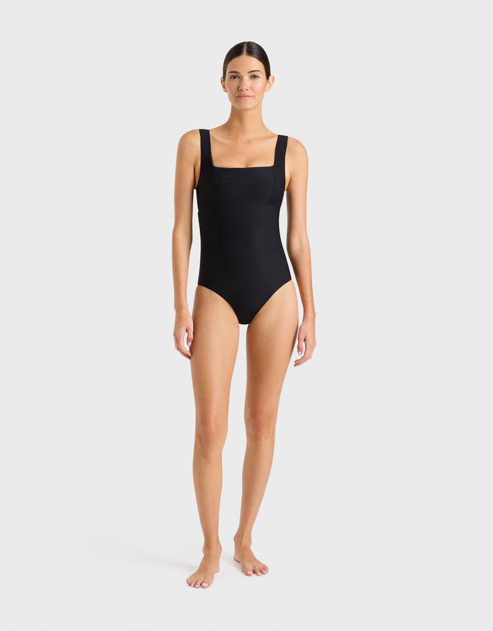 Bondi Born Lois One Piece Black Designer Swimwear B-DD Cups