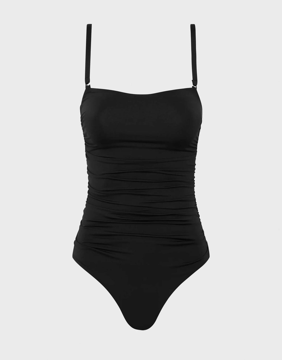 Bondi Born Raya One Piece in Black bandeau swimsuit
