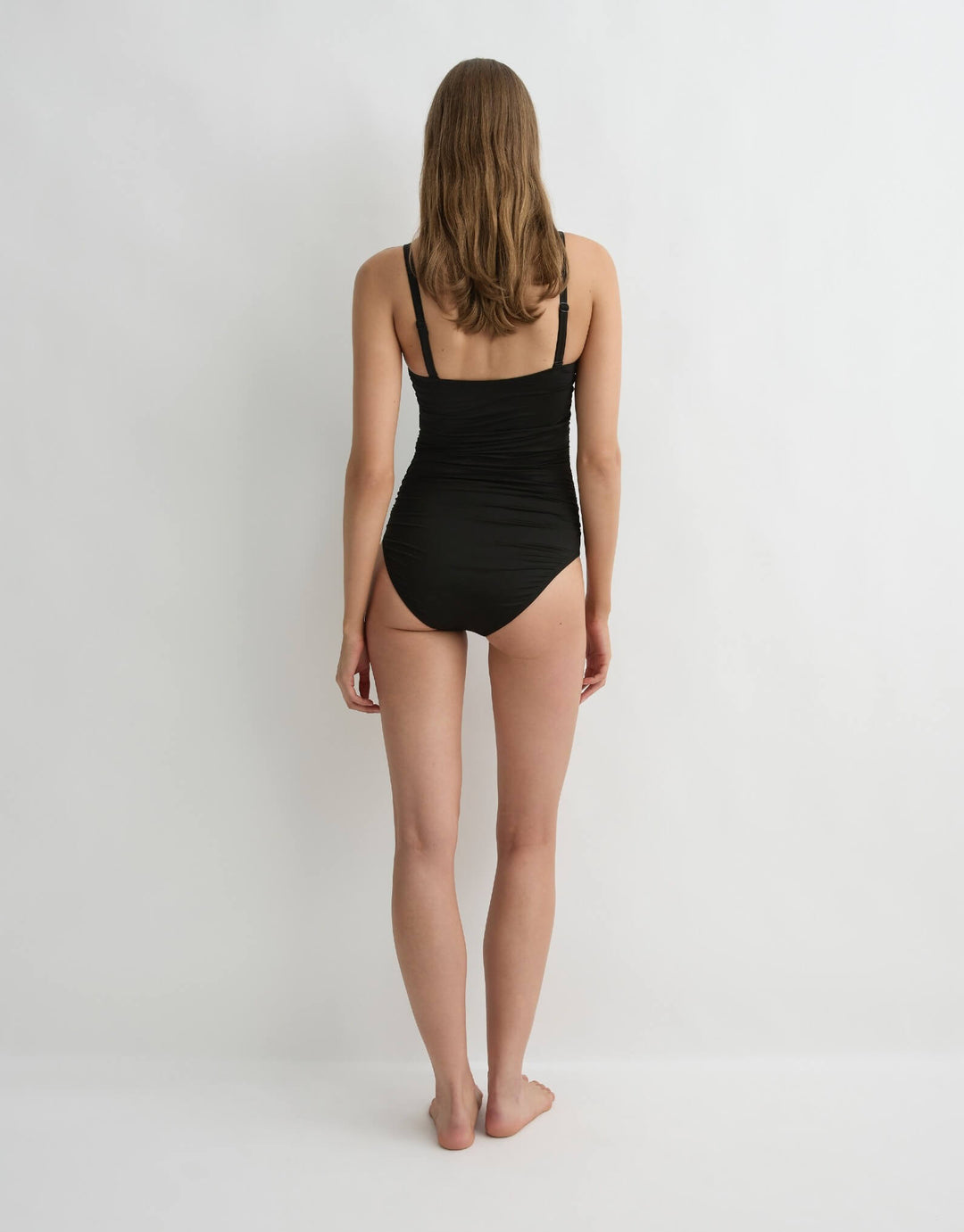 Bondi Born Raya One Piece in Black bandeau swimsuit
