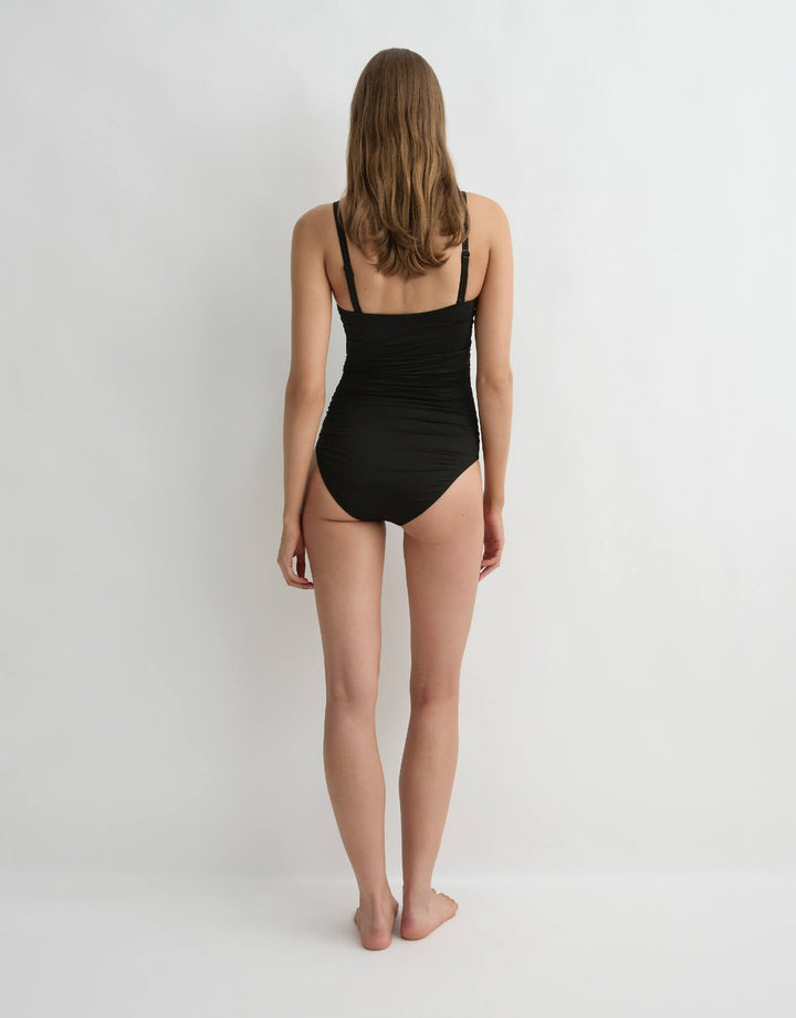 Bondi Born Raya One Piece in Black bandeau swimsuit