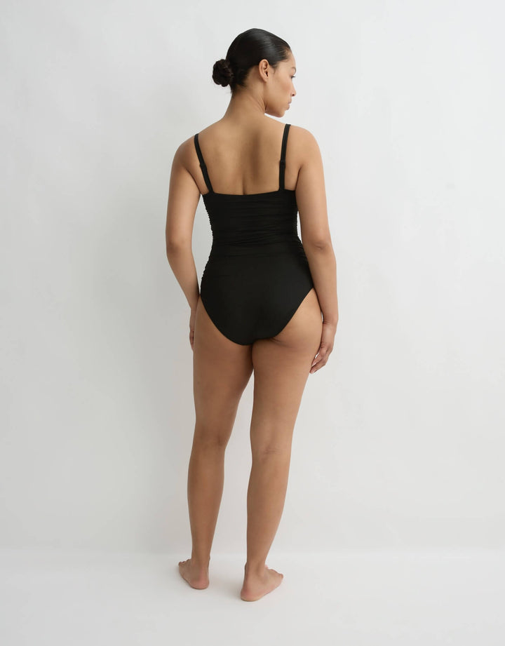 Bondi Born Raya One Piece in Black bandeau swimsuit