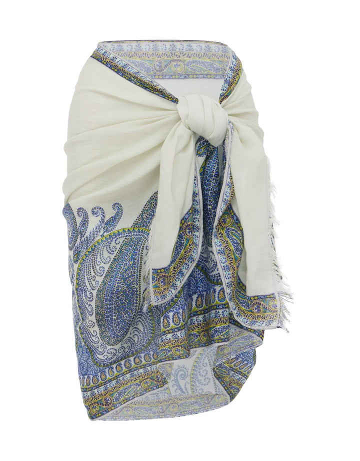BOTEH Arcadia Paisley Pareo Lazuli sarong ghost