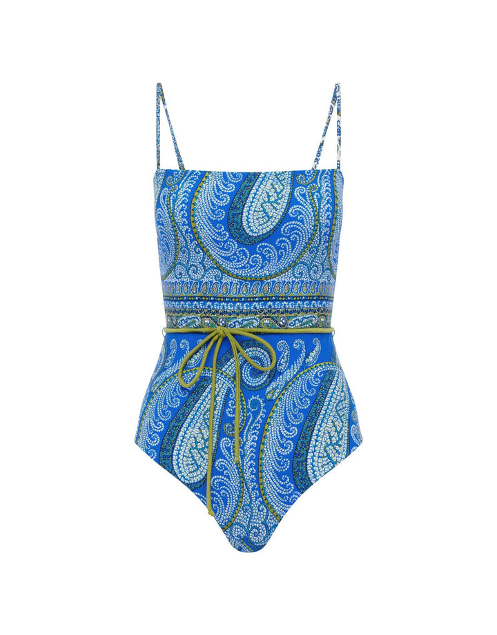 Boteh Arcadia Paisley Panayiota One Piece Lazuli front ghost
