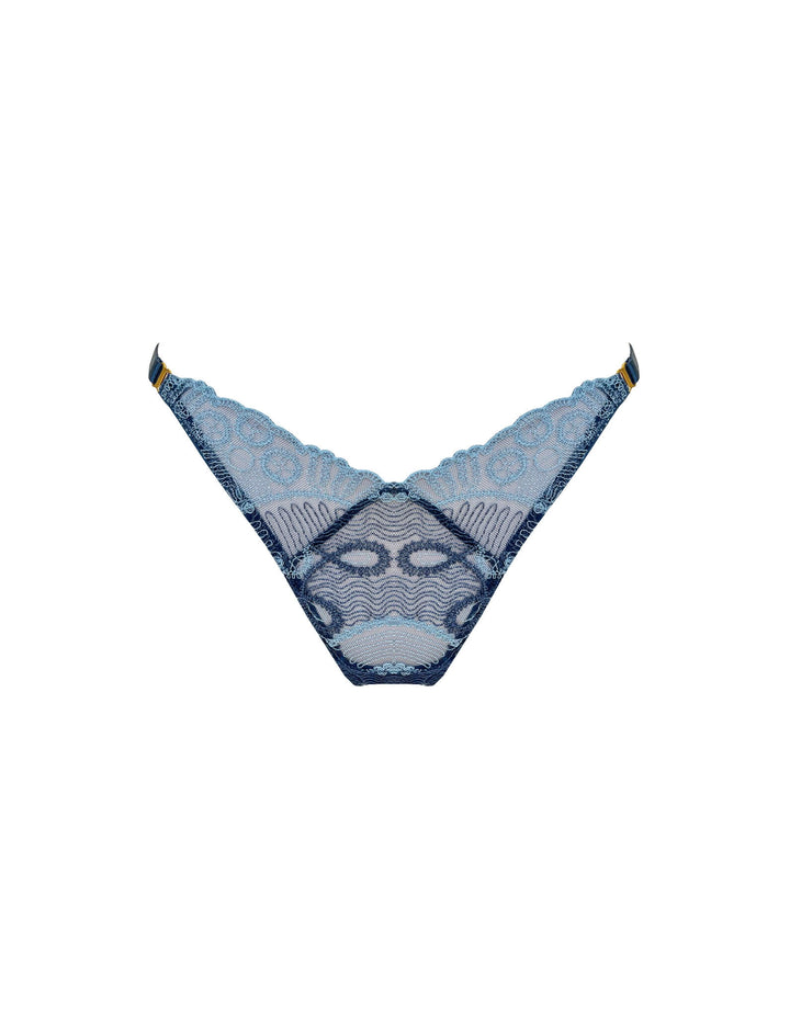 Bordelle Tierra Thong Denim Blue