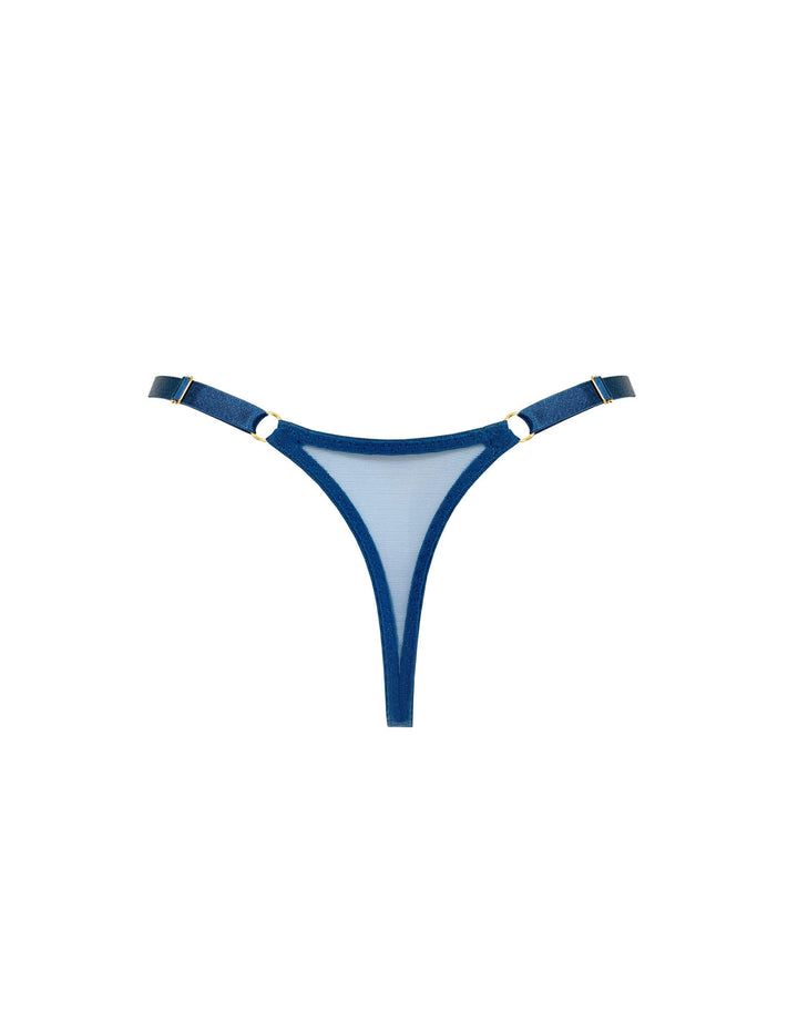 Bordelle Tierra Thong Denim Blue