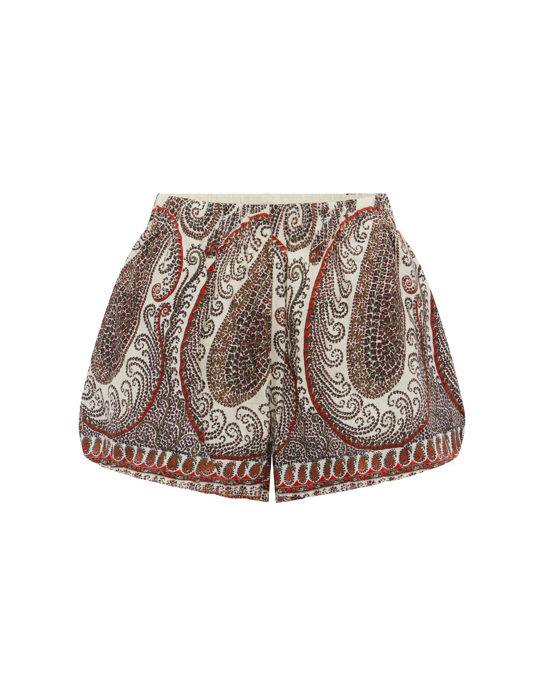 Boteh Cassia Bubble Short Madder — flat lay shorts view
