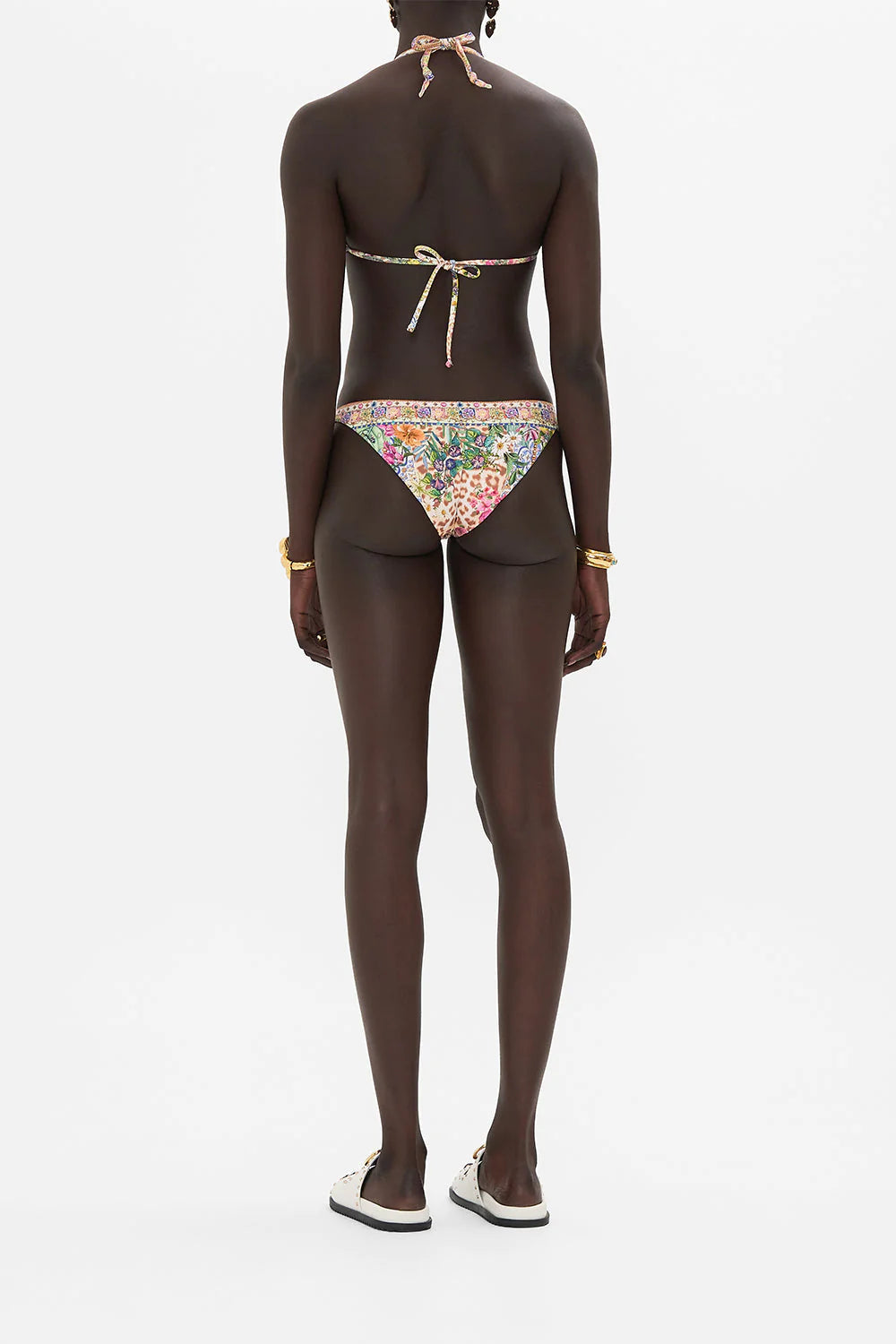 Camilla Ball Bikini Set, Flowers of Neptune I Floral Triangle Bikini