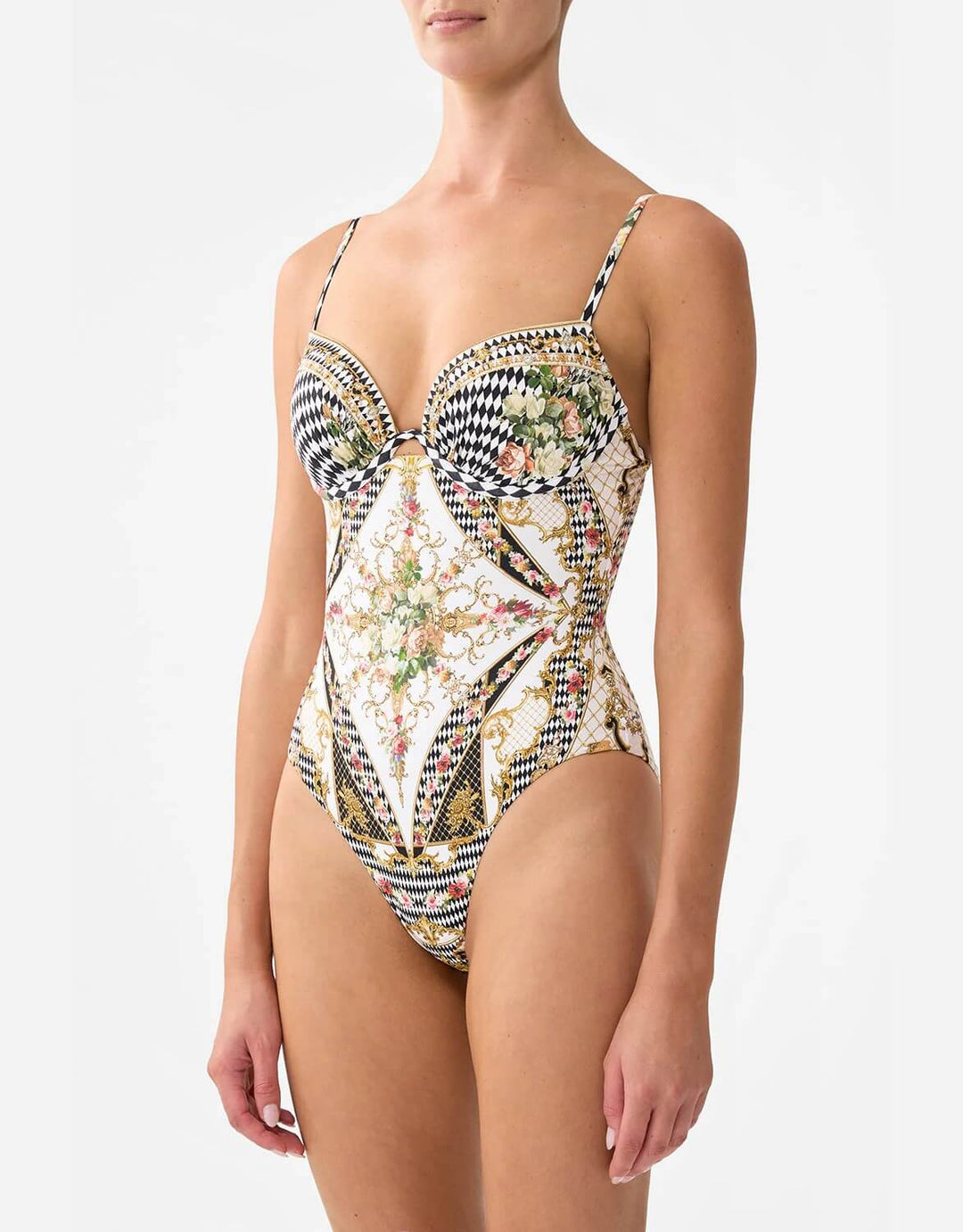Camilla Continuous Wire Moulded Bra One Piece, Rococo Glow