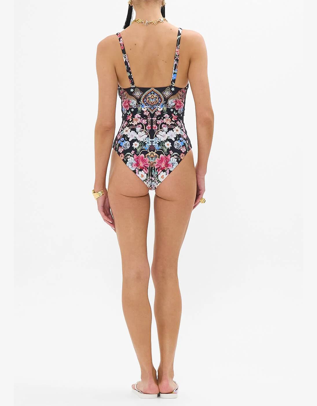 Camilla Midnight in Monserrate U Ring One Piece – D–E Cup