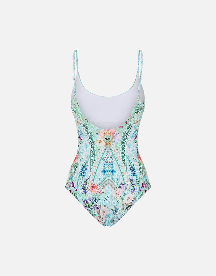 Scoop Neck One Piece, Sunrise in Sintra - B-C Cup