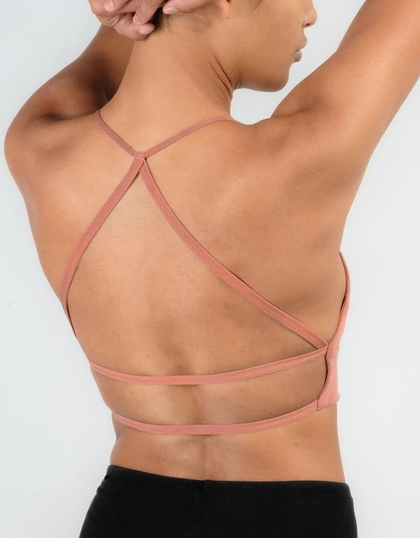 Octavia Organic Cotton Bralette Copper