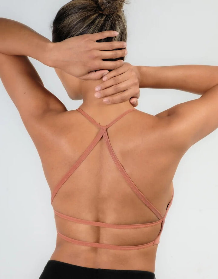 Octavia Organic Cotton Bralette Copper