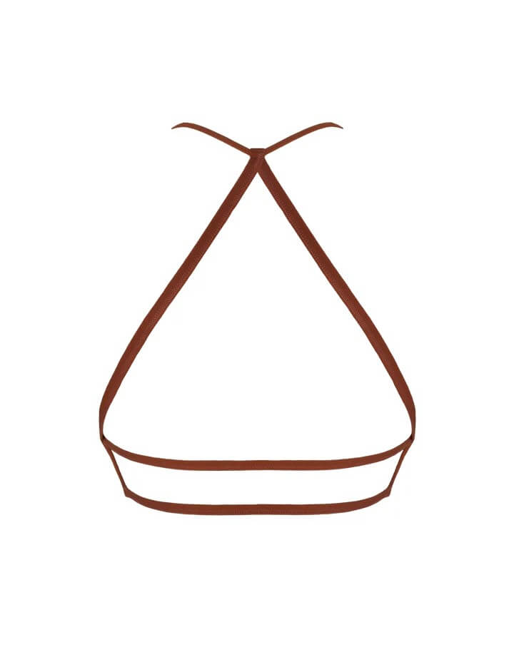 Octavia Organic Cotton Bralette Copper