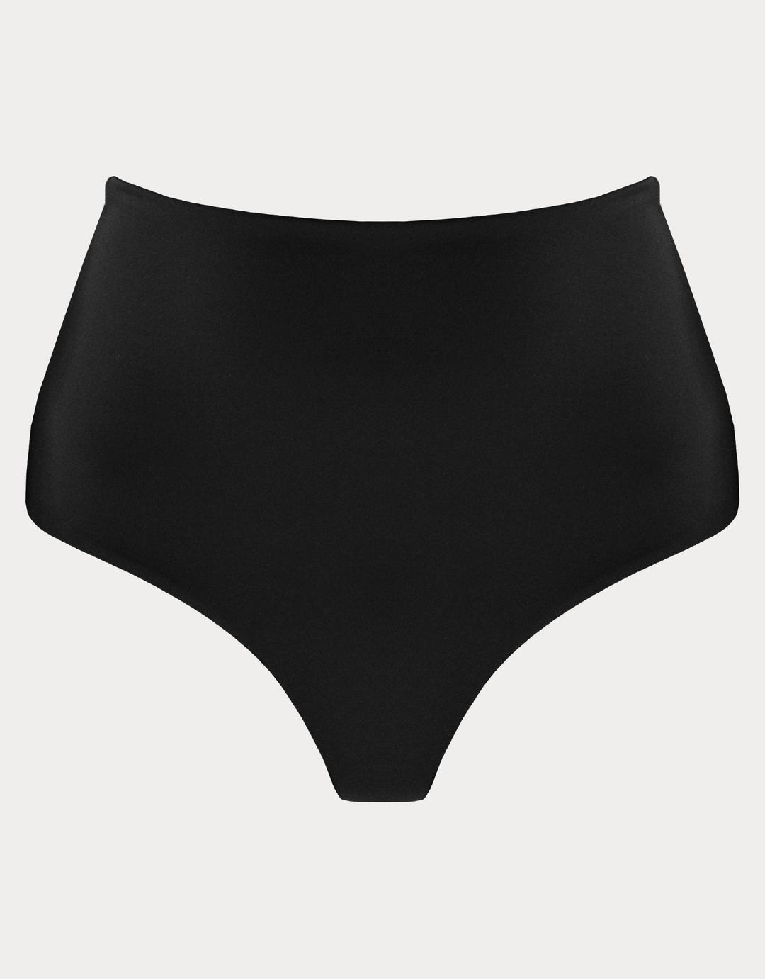 Form and Fold High Rise Bikini Bottom Black 