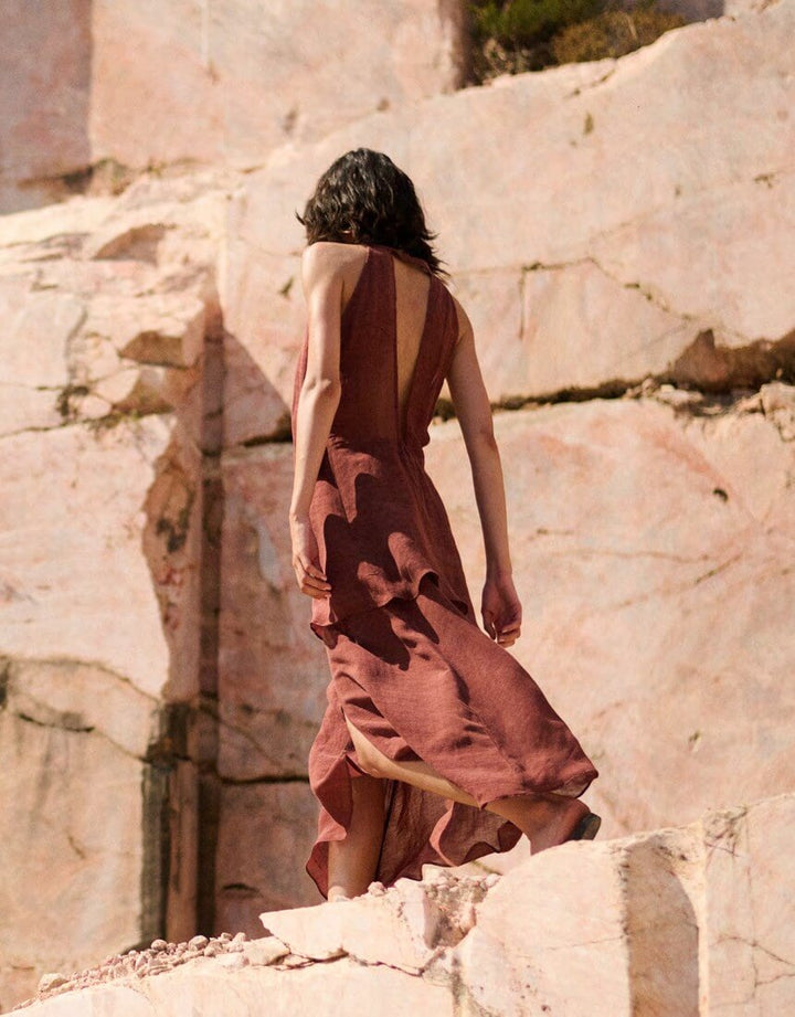 Kiohne Earth Layered Maxi Dress