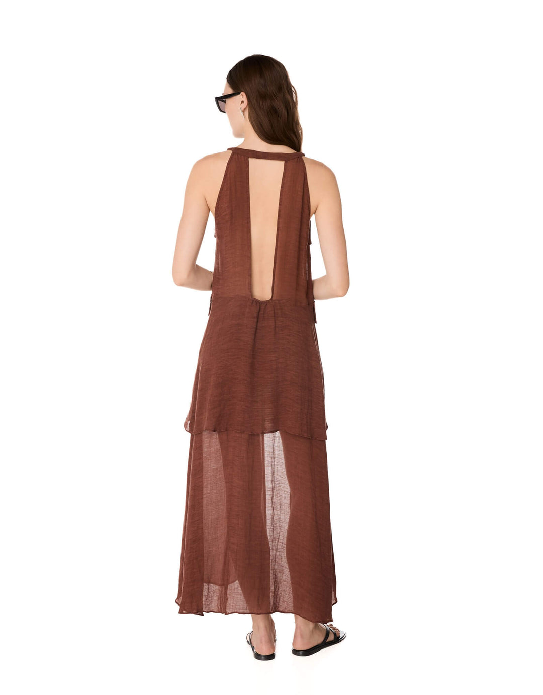 Kiohne Earth Layered Maxi Dress, back