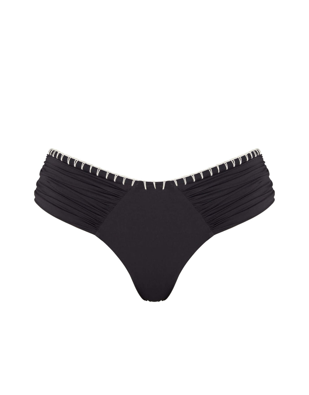 Kióhne Miran Low-Rise Bikini Bottoms in Black