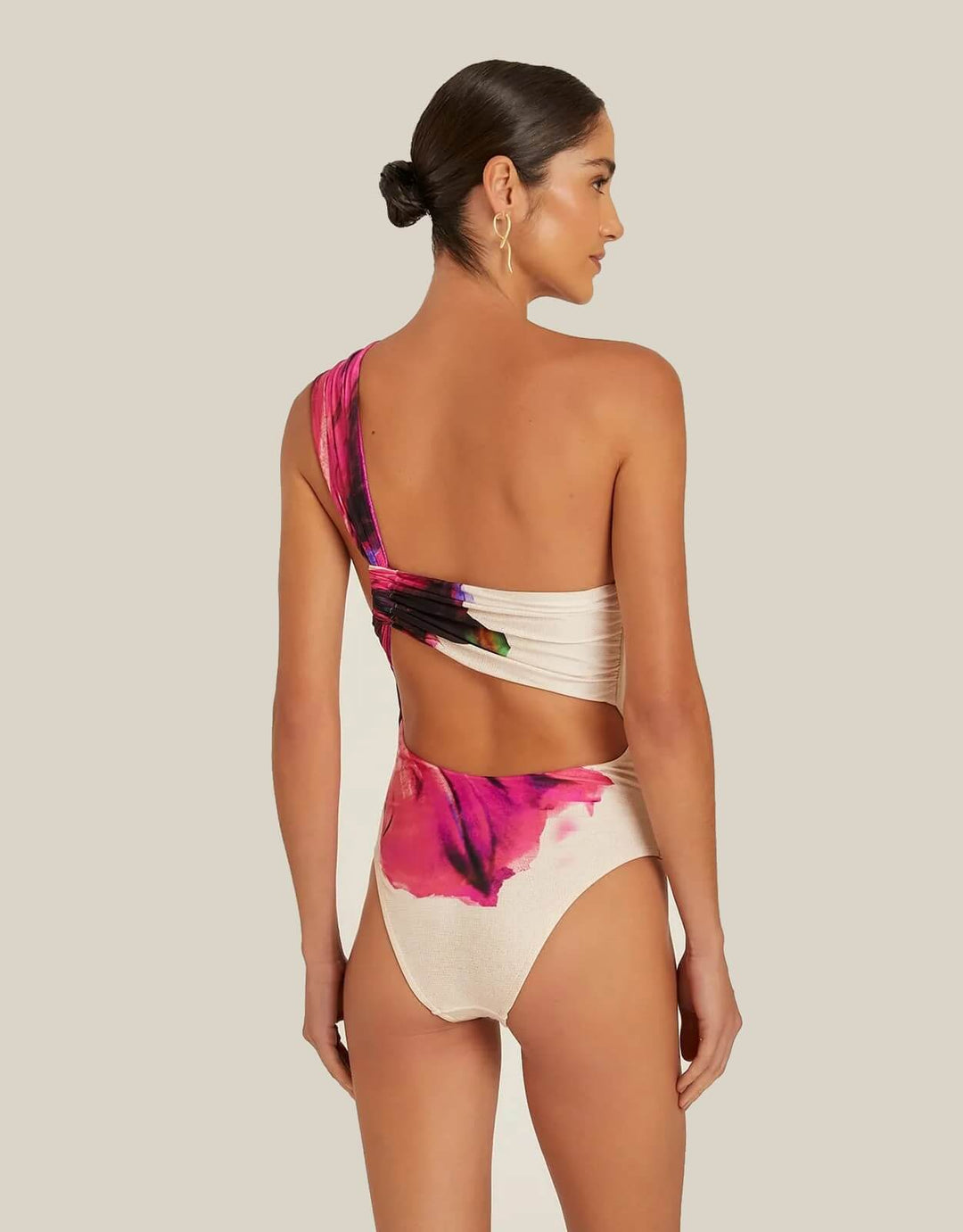 Lenny Niemeyer Shoulder Loop One Piece Swimsuit Botanique