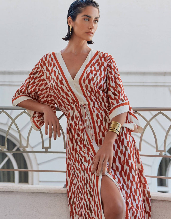 Lenny Niemeyer Summer Dress Jaipur Print Designer Elegant Resortwear