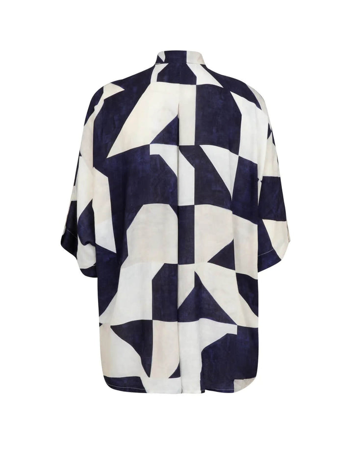 Oversized Cut Shirt Abstract