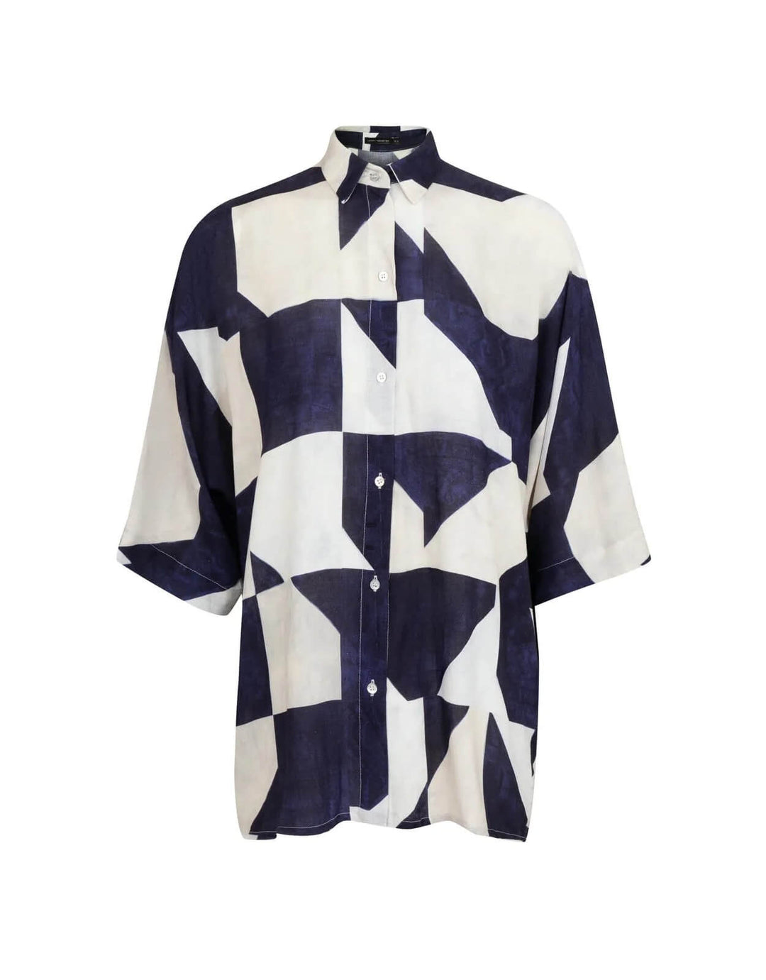 Lenny Niemeyer Blue Abstract Print oversized shirt