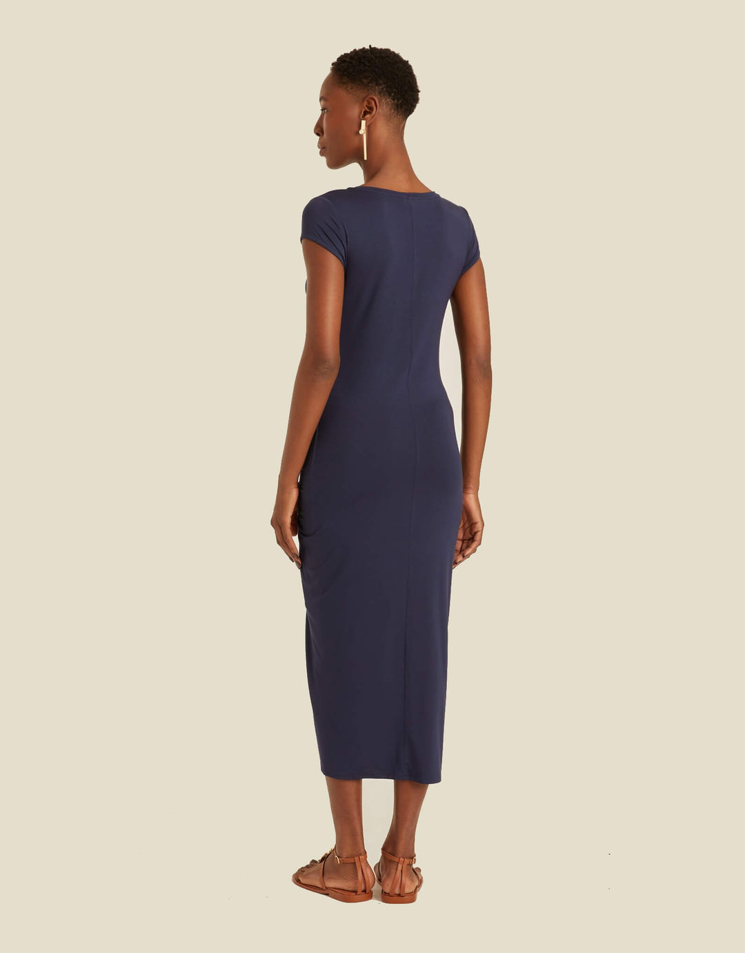 Lenny Niemeyer Pareo Cover-Up Dress in Navy