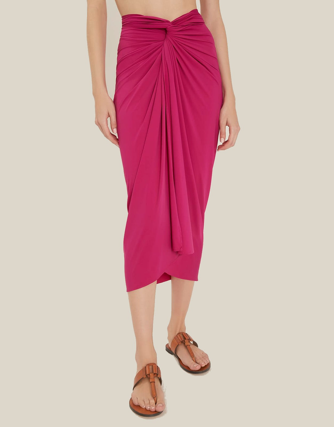 Lenny Niemeyer Sarong Cover Up Carmine Pink
