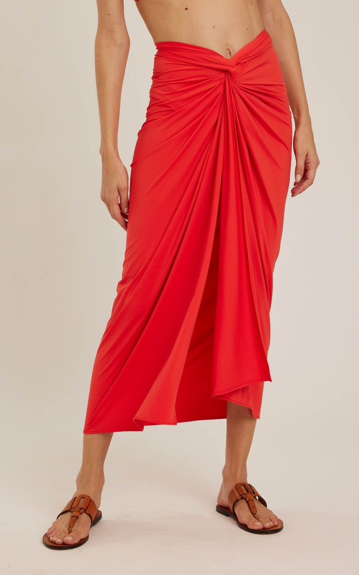 Lenny Niemeyer Sarong Cover Up Watermelon Red