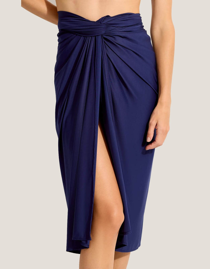 Lenny Niemeyer Knot Touch Sarong Tile Blue