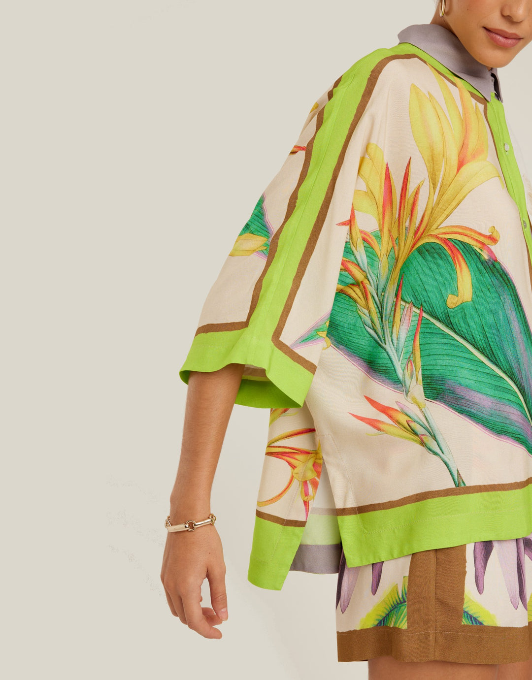Lenny Niemeyer Drawstring Woman's Short Floral Carres  print
