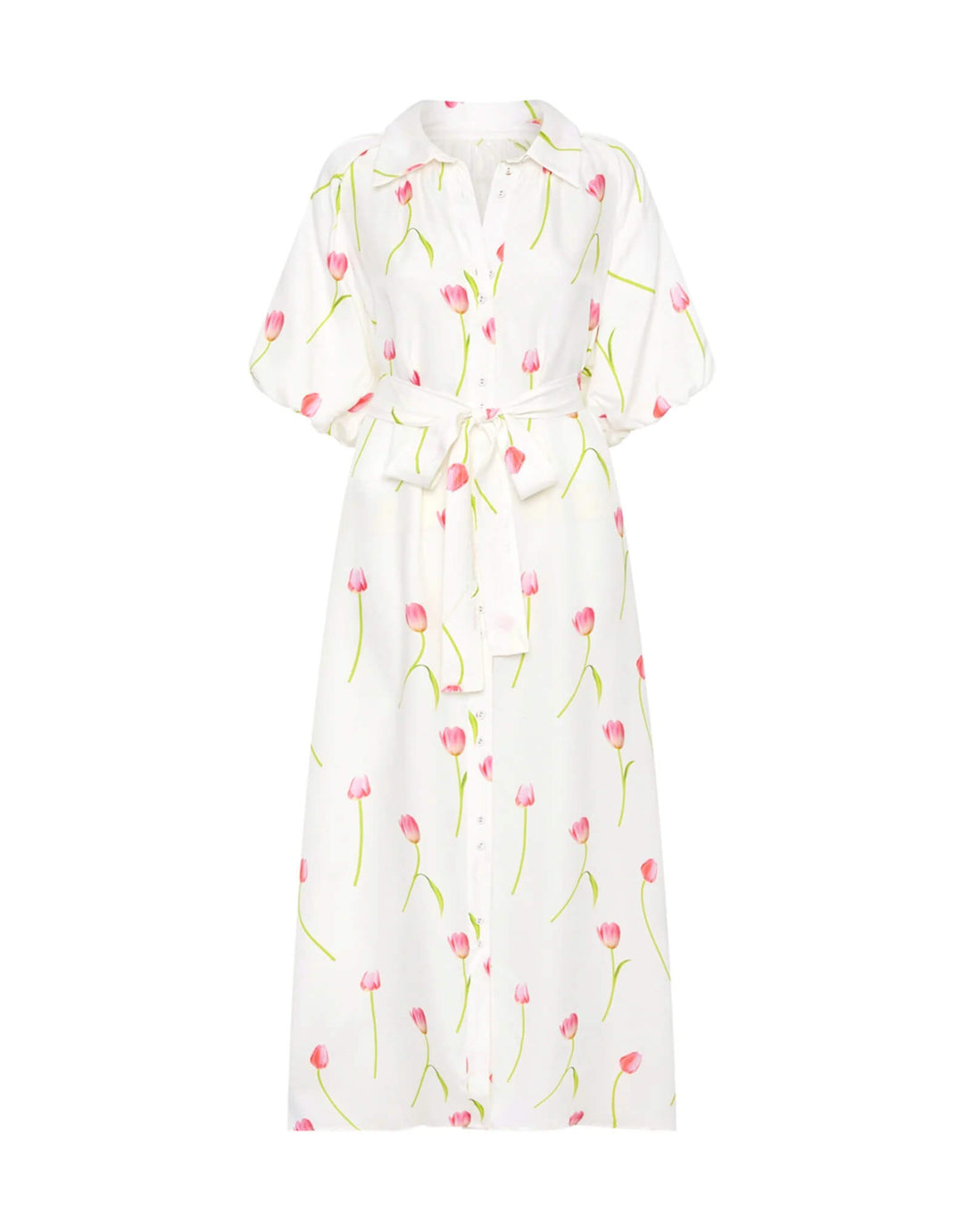 Palm Noosa Carla Dress Tulips Print