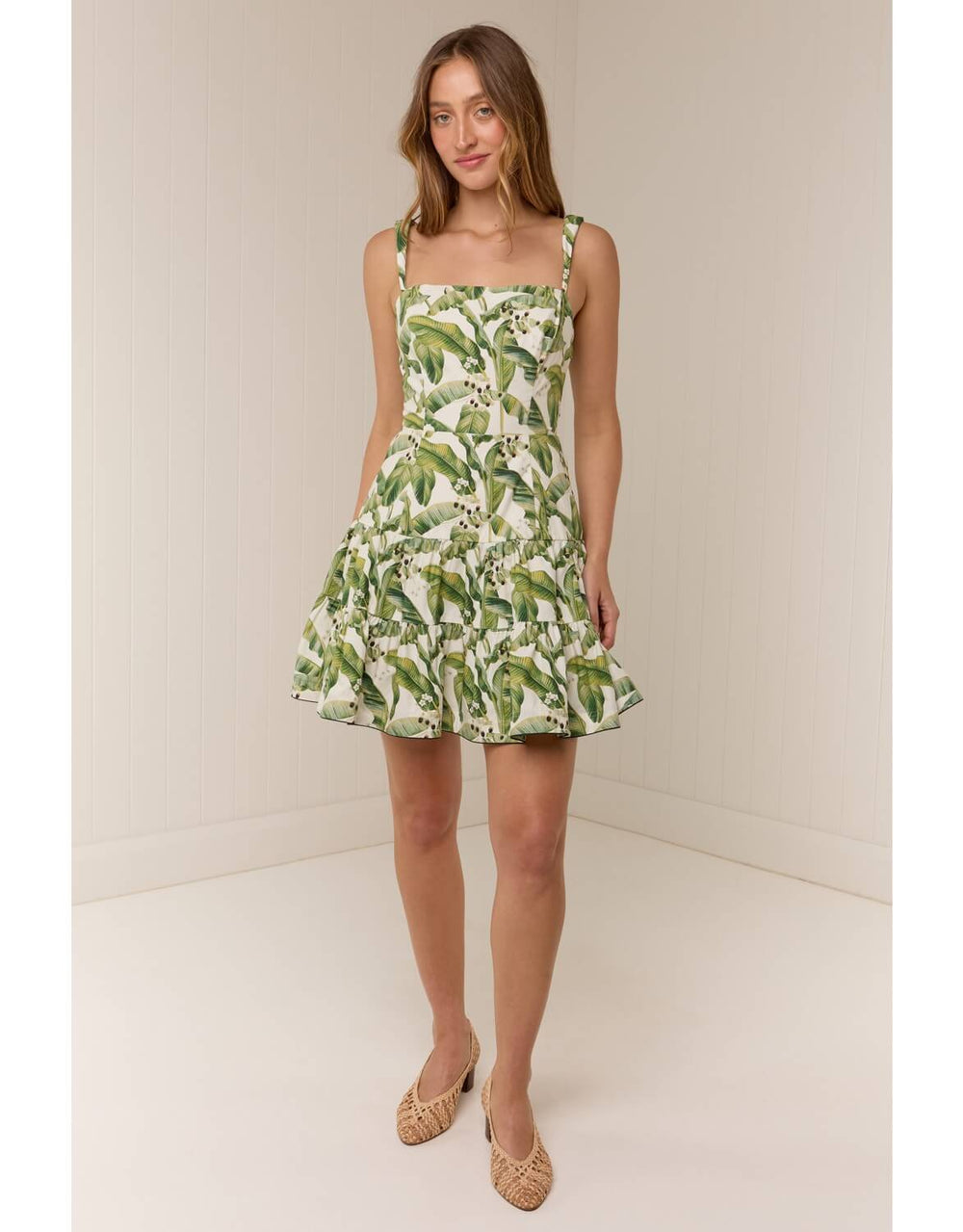 Palm Noosa Cooper Dress Riviera cotton poplin mini dress