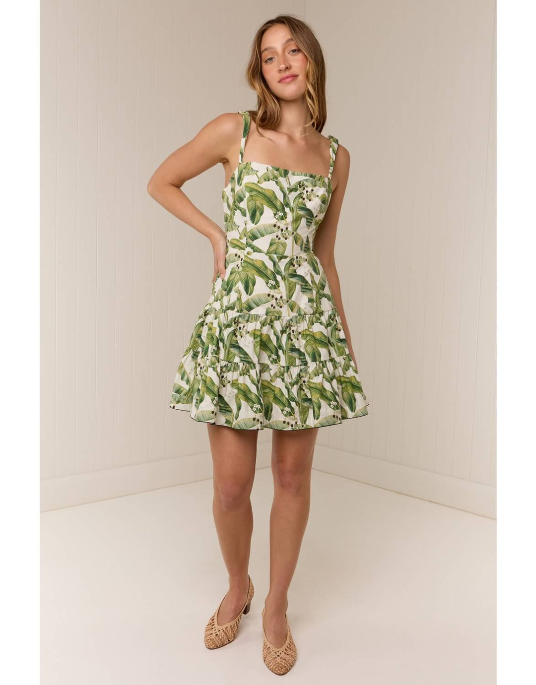 Palm Noosa Cooper Dress Riviera cotton poplin mini dress