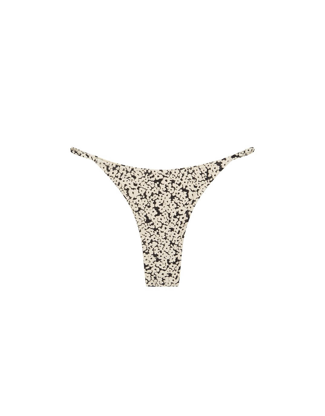 Peony Swimwear Signature Tan Bikini Bottom, Bisou Tiny Floral Print