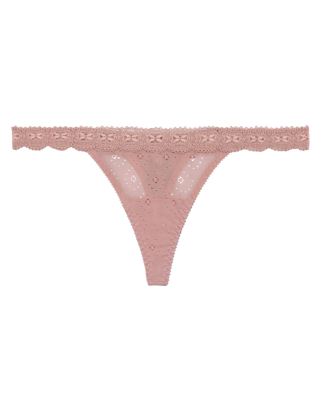 Yasmine Eslami Alexandra Thong Pink Carnation I Designer French Lingerie