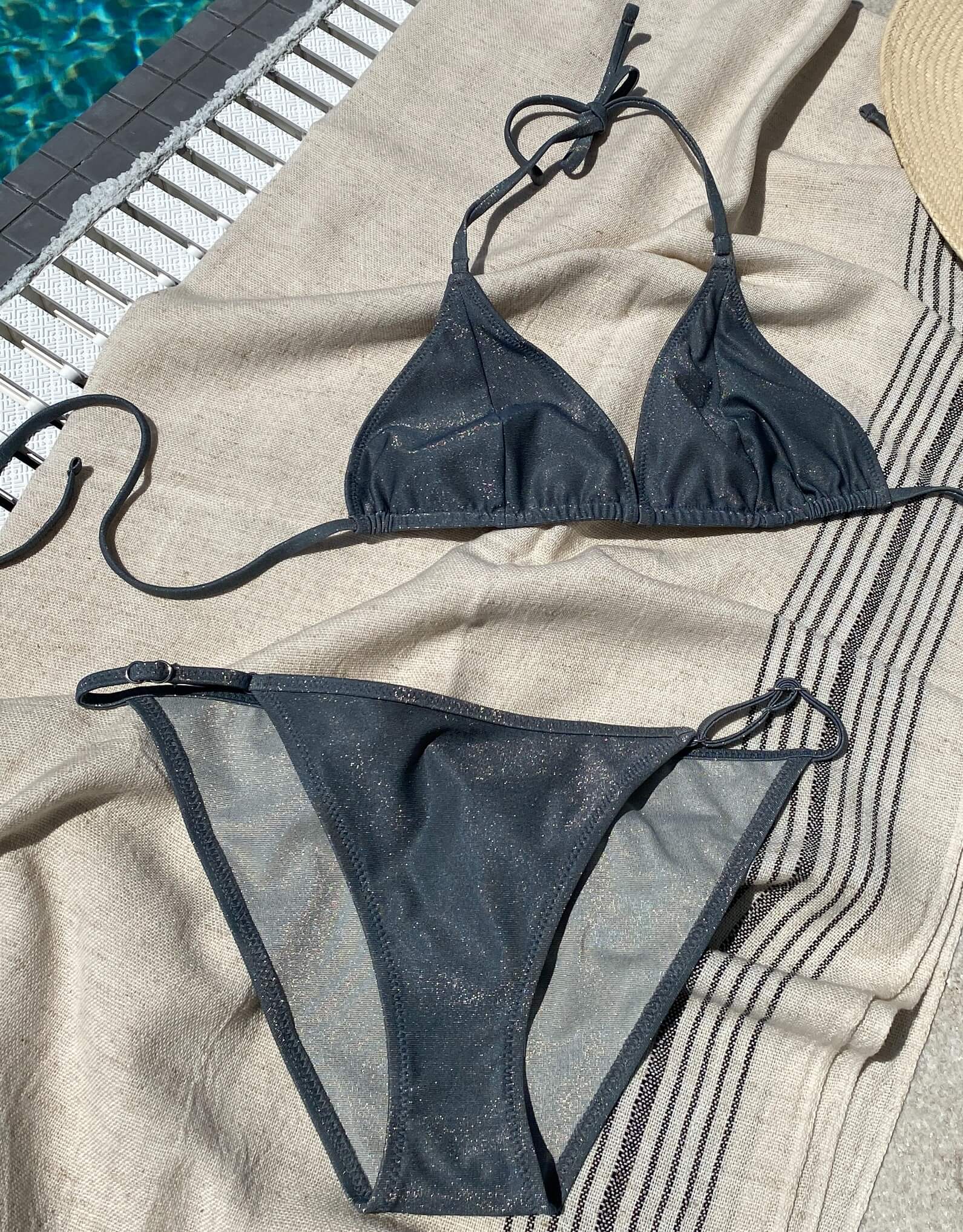 YASMINE ESLAMIビキニ Yasmine Eslami Nina Mini Bikini Brief - Meadow | Garmentory