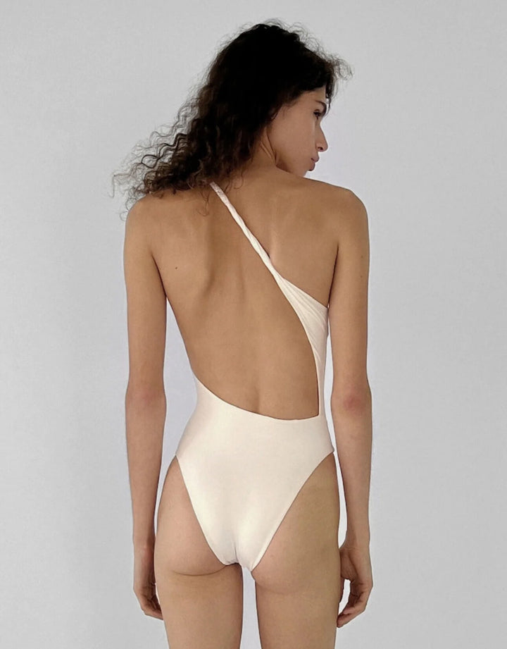 Leme Asymmetric One Piece Electric Blue
