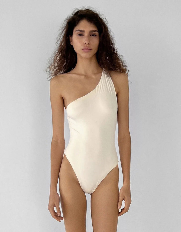 Leme Asymmetric One Piece Electric Blue