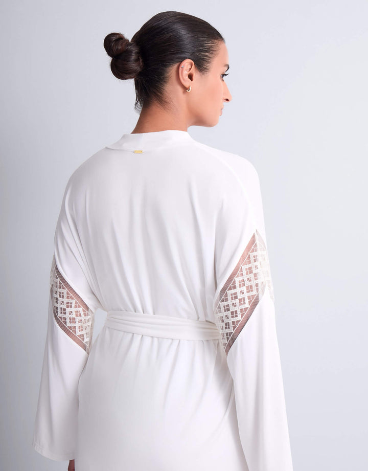 Aubade Sweet Obsession Modal Kimono Robe Opal