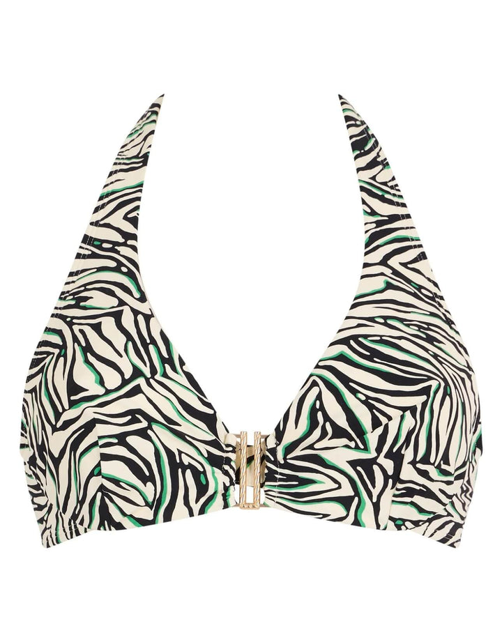 Aubade Tropical Splash Wild Stripes underwire bikini top for D–E cups