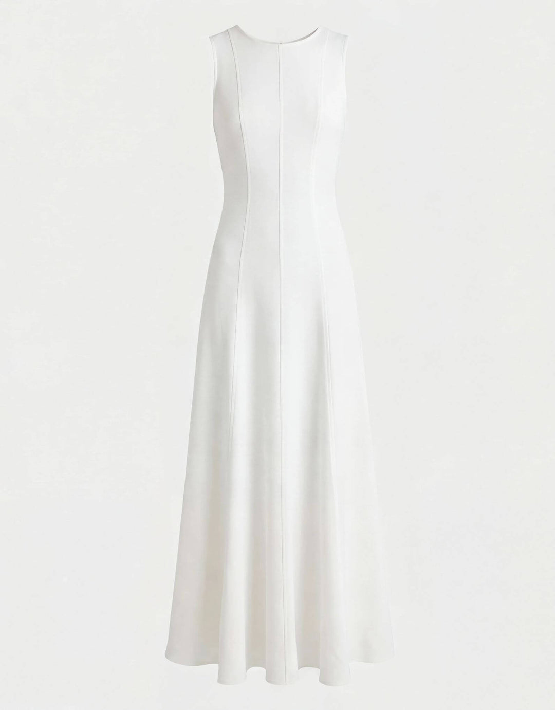 Bondi Born Lyon Panelled Maxi Dress white — product only view